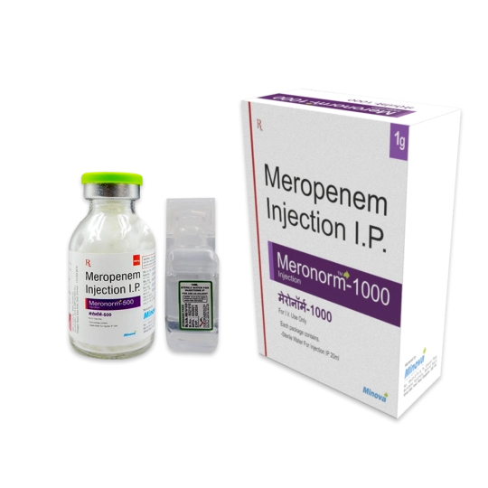 Meronorm 1000/ 500 Injection - Minova Life Science